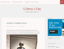 Tablet Screenshot of dressaday.com